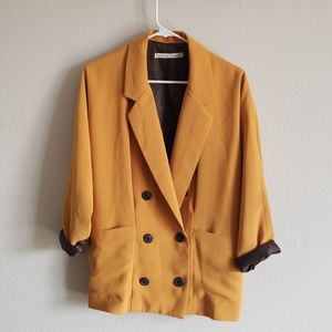 Mustard dodoqueen(made in Korea) blazer
